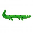 Pet Dog Latex Squeaky Toys Indestructible Bite-resistant Lizard Shape Sound Toys Pet Accessories For Small Medium Dogs (24 x 10cm) green