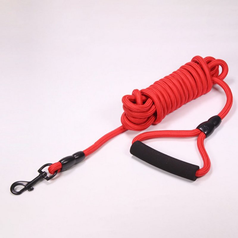 Pet Dog Leash Training Tracking Obedience Long Dog Chain for Outdoor  Red_2 meters