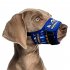 Pet Dog Mesh Muzzles Breathable Anti bite Anti barking Mouth Mask Cover For Small Medium Large Dogs blue size M