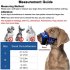 Pet Dog Mesh Muzzles Breathable Anti bite Anti barking Mouth Mask Cover For Small Medium Large Dogs blue size M