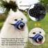 Pet Dog Mesh Muzzles Breathable Anti bite Anti barking Mouth Mask Cover For Small Medium Large Dogs blue size M