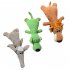 Pet Dog Plush Chewing Toy Cartoon Animal Shape Bite resistant Tooth Cleaning Interactive Sound Toy plush lion