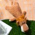 Pet Dog Plush Chewing Toy Cartoon Animal Shape Bite resistant Tooth Cleaning Interactive Sound Toy plush lion
