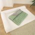 Pet Dog Sleeping Mat Large Space Removable Washable Soft Comfortable Bed with Pillow Pet Supplies Green Small