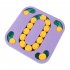 Pet Dog Slow Feeder Multifunctional Non slip Slow Food Feeding Bowl Food Dispenser Iq Training Toys as shown purple