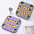 Pet Dog Slow Feeder Multifunctional Non slip Slow Food Feeding Bowl Food Dispenser Iq Training Toys as shown purple
