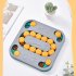 Pet Dog Slow Feeder Multifunctional Non slip Slow Food Feeding Bowl Food Dispenser Iq Training Toys as shown purple