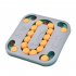 Pet Dog Slow Feeder Multifunctional Non slip Slow Food Feeding Bowl Food Dispenser Iq Training Toys as shown purple