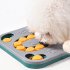 Pet Dog Slow Feeder Multifunctional Non slip Slow Food Feeding Bowl Food Dispenser Iq Training Toys as shown purple
