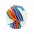 Pet Dog Snuffle Ball Soft Skin Friendly Polar Fleece Slow Feeding Pad Sniffing Mat Toys Nose Blanket Toy 15cm rainbow