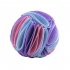 Pet Dog Snuffle Ball Soft Skin Friendly Polar Fleece Slow Feeding Pad Sniffing Mat Toys Nose Blanket Toy 15cm rainbow