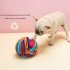 Pet Dog Snuffle Ball Soft Skin Friendly Polar Fleece Slow Feeding Pad Sniffing Mat Toys Nose Blanket Toy 15cm rainbow