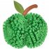 Pet Dog Snuffle Mat Apple shaped Felt Cloth Training Sniff Pad Slow Feeder Encourages Natural foraging Skills Red