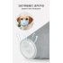 Pet Dog Soft Face Cotton Mouth Cover Respiratory Filter Anti fog Haze Muzzle Face Guard Gray 3pcs set S