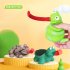 Pet Dog Squeak Toys Cute Animal Shape Chew Toy Tooth Cleaning Molar Toys For Boredom Stress Anxiety Relief brown frog