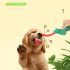Pet Dog Squeak Toys Cute Animal Shape Chew Toy Tooth Cleaning Molar Toys For Boredom Stress Anxiety Relief green snake