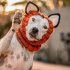 Pet Dog Warm Windproof Knitted Hat Animal Series Dress Up Pet Headgear Head Accessories Photo Props brown bear M