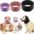 Pet Dog Warmer Grooming Earmuffs Soft Elastic Noise Protective Calming Ear Covers For Anxiety Relief black M