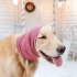 Pet Dog Warmer Grooming Earmuffs Soft Elastic Noise Protective Calming Ear Covers For Anxiety Relief black M