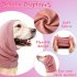 Pet Dog Warmer Grooming Earmuffs Soft Elastic Noise Protective Calming Ear Covers For Anxiety Relief black M