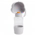Pet Dog Water Bottle For Walking Portable Dog Travel Water Bottle Food Jars Water Dispenser Container For Puppy Small Medium Large Dogs Crown Gray