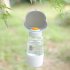 Pet Dog Water Bottle For Walking Portable Dog Travel Water Bottle Food Jars Water Dispenser Container For Puppy Small Medium Large Dogs Crown Gray