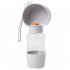 Pet Dog Water Bottle For Walking Portable Dog Travel Water Bottle Food Jars Water Dispenser Container For Puppy Small Medium Large Dogs Crown Gray