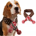 Pet Dog Winter Warm Christmas Elk Scarf Hat Xmas Christmas Clothes