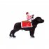 Pet Dog jockey Horse Race Costume Funny Clothes for Halloween Party Decor Red S