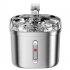 Pet Drinking Fountain 3 Levels Adjustable Stainless Steel Pet Water Dispenser for Cats Dogs Constant Temperature US Plug