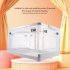 Pet Drying Box For Cats Dogs  Portable Pet Dryer Crate Cage  Transparent Pet Bath Grooming Dryer Box With Wheels For Cats Rabbits Small Medium Dogs Small