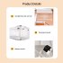 Pet Drying Box For Cats Dogs  Portable Pet Dryer Crate Cage  Transparent Pet Bath Grooming Dryer Box With Wheels For Cats Rabbits Small Medium Dogs Small