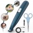 Pet Electric Trimmer Usb Rechargeable Low Noise Cat Dog Grooming Clippers For Trimming Hair Around Paws Set  no oil bottle 