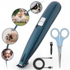 Pet Electric Trimmer Usb Rechargeable Low Noise Cat Dog Grooming Clippers For Trimming Hair Around Paws Set  no oil bottle 