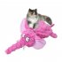 Pet Elephant Shape Plush Toy With Crinkle Paper Bite Resistant Squeaky Toys Teething Chew Toy For Small Medium Large Dogs Cats grey