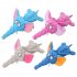 Pet Elephant Shape Plush Toy With Crinkle Paper Bite Resistant Squeaky Toys Teething Chew Toy For Small Medium Large Dogs Cats Purple