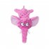Pet Elephant Shape Plush Toy With Crinkle Paper Bite Resistant Squeaky Toys Teething Chew Toy For Small Medium Large Dogs Cats Purple