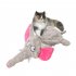 Pet Elephant Shape Plush Toy With Crinkle Paper Bite Resistant Squeaky Toys Teething Chew Toy For Small Medium Large Dogs Cats Purple