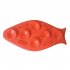 Pet Fixing Sucker Bowl Lick Pad Attention Distracting Dish Bathing Assist Device red 260mm 130mm