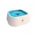 Pet Floating Bowl Splash proof Non wetting Mouth Hair Water Bowl Non slip Beard Pet Drinking Bowl 4 Colors Available White