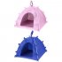 Pet Folding Sleeping Tent with Bed Mat Waterproof Detachable Pet Tent Four corner Tent for Pet Outdoor Travel Supplies  Pink 40 40 38
