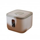 Pet Food Storage Container, Simple Modern Thickened Airtight Dog Food Cat Food Container, LED Display Multiple Capacity Snack Storage Airtight Container Small size [4 kg] Grain storage barrel