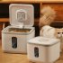 Pet Food Storage Container  Simple Modern Thickened Airtight Dog Food Cat Food Container  LED Display Multiple Capacity Snack Storage Airtight Container Large s