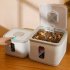 Pet Food Storage Container  Simple Modern Thickened Airtight Dog Food Cat Food Container  LED Display Multiple Capacity Snack Storage Airtight Container Small s