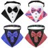 Pet Formal Necktie British Style Bow Tie Pet Accessories For Small Medium Dog Cat Black and white M