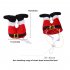 Pet Funny Christmas Clown Hat Adjustable Size Machine Washable Pet Headgear Supplies