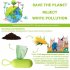 Pet Garbage  Bag Biodegradable Compost Poop Picking Bag Solid Color Pet Supplies 20 rolls Pure color corn 23 33cm 0 015mm thickness