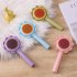 Pet Grooming Brush Cat Brush With Large Button 135   Tilt Angle Cat Deshedding Brush One Click Hair Removal For Dogs Cats Living Room Bedroom blue
