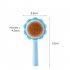Pet Grooming Brush Cat Brush With Large Button 135   Tilt Angle Cat Deshedding Brush One Click Hair Removal For Dogs Cats Living Room Bedroom blue