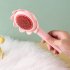 Pet Grooming Brush Cat Brush With Large Button 135   Tilt Angle Cat Deshedding Brush One Click Hair Removal For Dogs Cats Living Room Bedroom blue